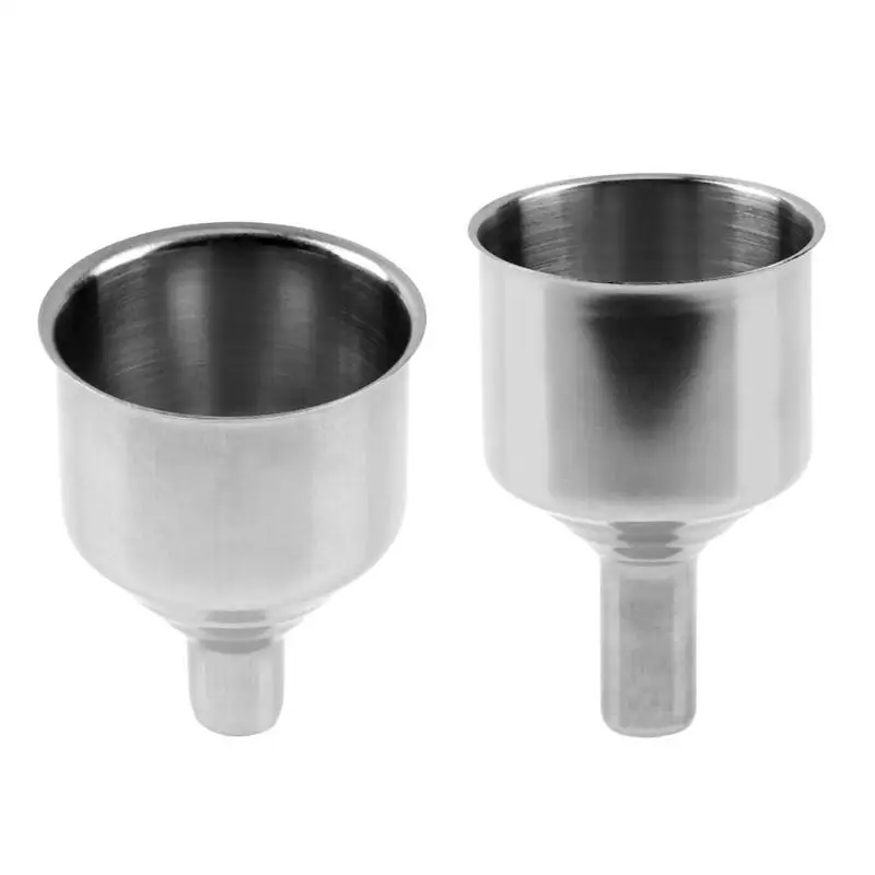 

Mini Stainless Steel Funnel Wine Oil Water Honey Hopper Strainer Filter Practical Kitchen Gadget for Perfume Liquid Water Tools