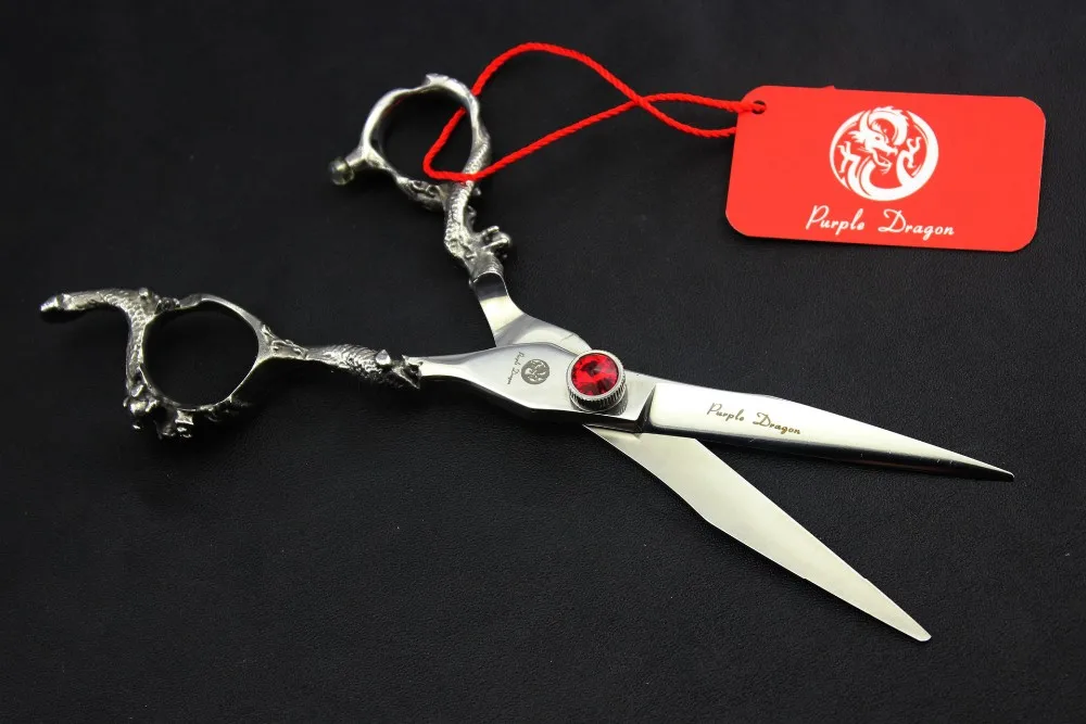 6 или 5,5 дюймов Профессиональные ножницы для волос с ручкой дракона, прямые и филировочные ножницы, парикмахерские ножницы