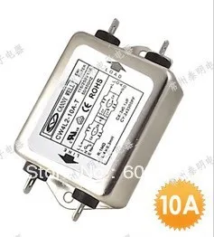 

EMI power filter single phase 220V single phase single pole 220V EMI 10A CW4L2-10A-T Connector