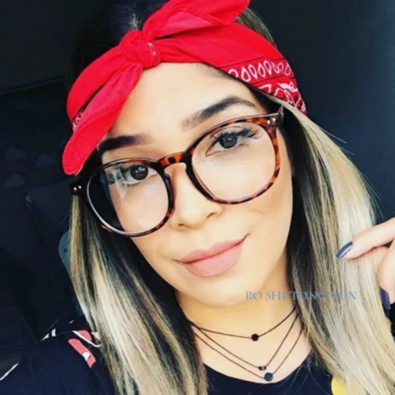 

2018 New Designer Woman Glasses Optical FramesSpectacle Classic Glasses Frame Clear lens Eyeware Black Eye Glass