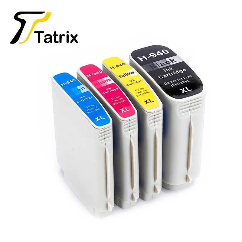 Tatrix 8 шт. с чипом hp 940XL 940 чернильный картридж для (940 XL) OfficeJet Pro 8000 8500a 8500|Чернильные