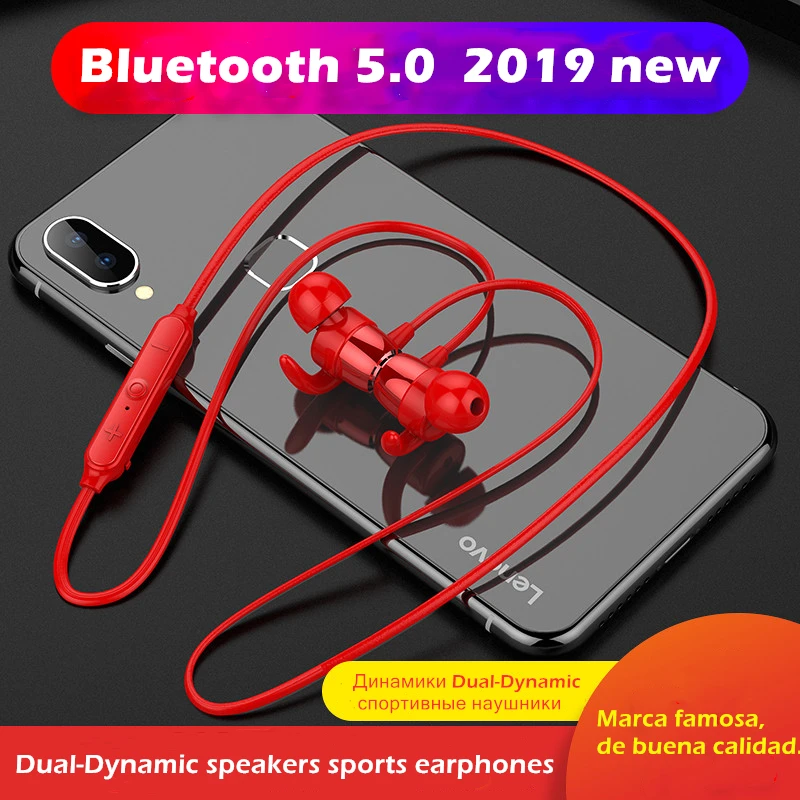 Новинка 2019 металлические спортивные водонепроницаемые наушники Lenov X1 Bluetooth 5 0 с