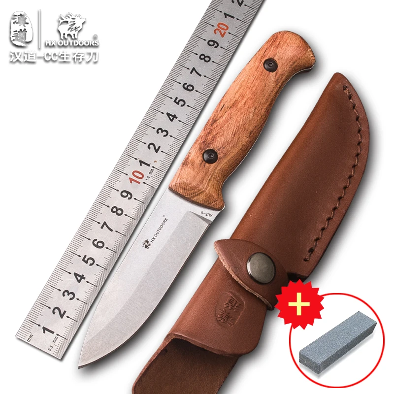 Comprar HX al aire libre TD 08 cuchillo táctico de supervivencia al aire libre, cuchillo recto de supervivencia jungla, cuchilla de AUS 8 de alta dureza