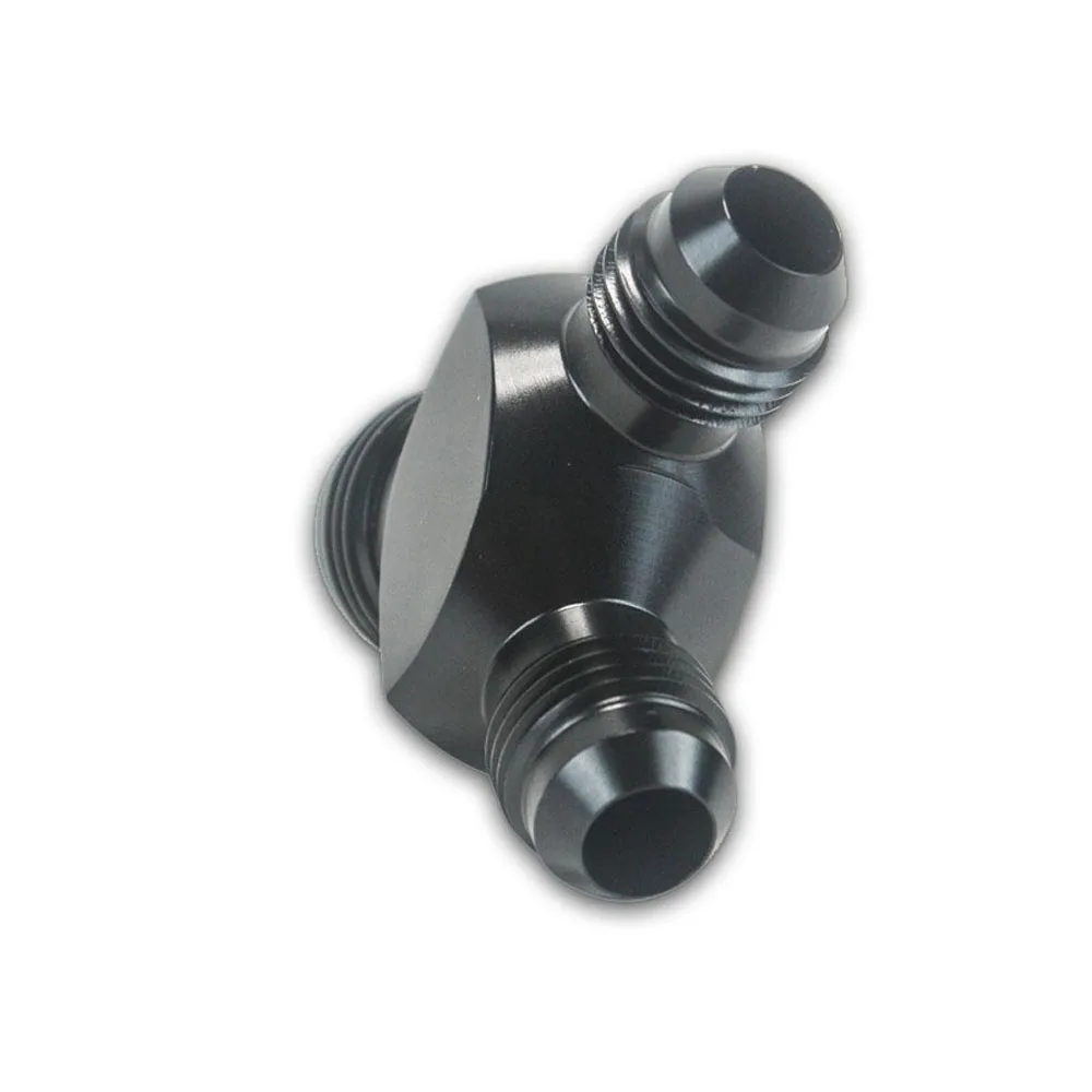 AN 6 AN6 Inlet AN8 Outlet Aluminum Car Performance Splitter Adapter Wye Fuel Fitting,,Y-fitting4