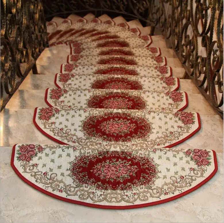 Since 13-Pieces Stair Carpet Sets Slip Resistance Stair Tread Mats Rugs For Stair Step 24X74cm Fit For 25cm Width Stair Since 13-Pieces Stair Carpet Sets Slip Resistance Stair Tread Mats Rugs For Stair Step 24X74cm Fit For 25cm Width Stair