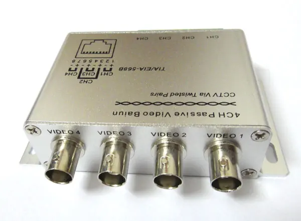 UTP 4CH канальный пассивный видеоприемник BNC CCTV Cat5 RJ45 активный адаптер|rj45 inline extension