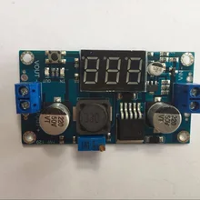LM2596 бак 3A DC-DC Напряжение Регулируемый понижающий Мощность модуль+ Вольтметр с синей led-подсветкой