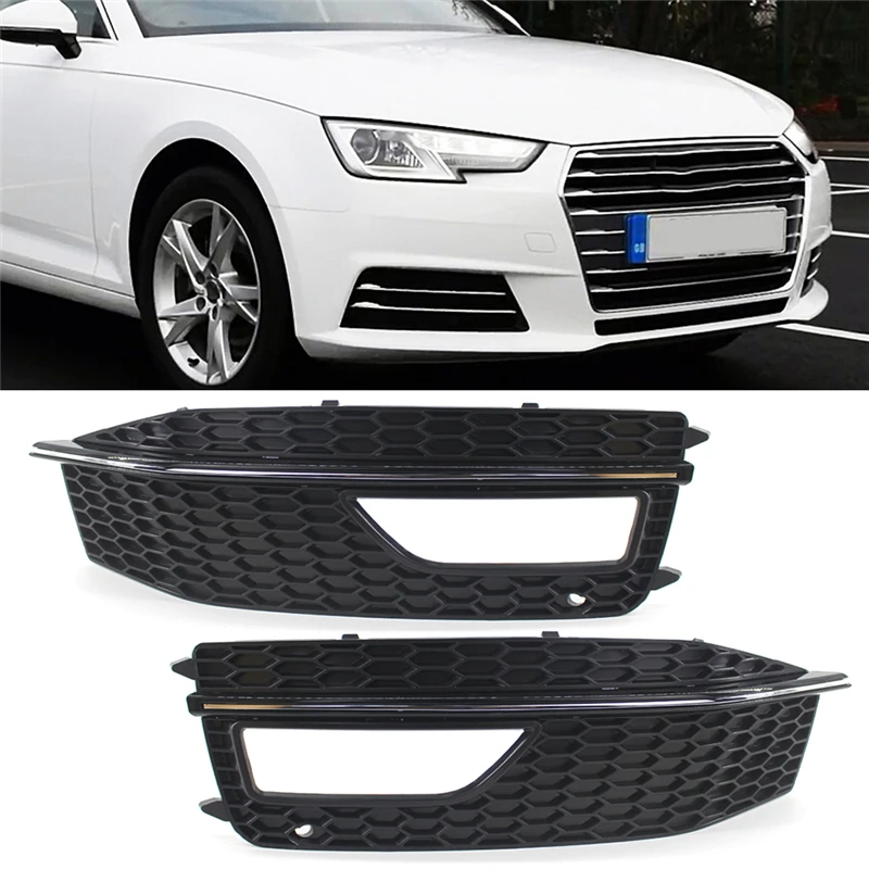 1 Set car fog lamp cover Bumper Grille Daytime Light Fog Lamp Cover