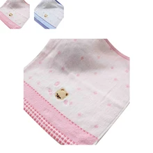 Горячая Распродажа 34*34 см детское полотенце для рук хлопок мультфильм Медведь дизайн квадратная рука полотенце s