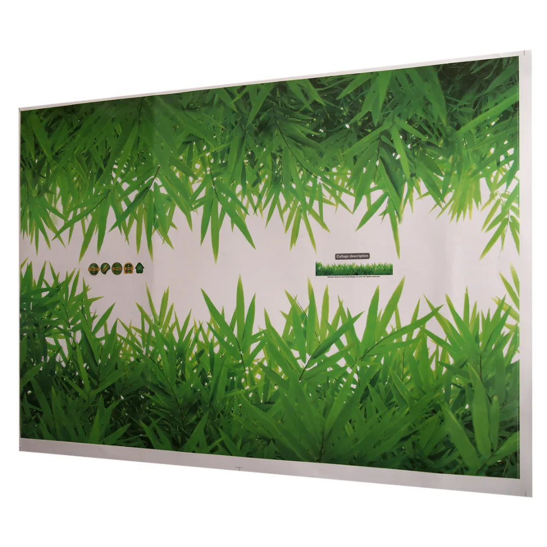 Removable Wall Sticker Vinyl Green Meadow Grass Wall Decals 3D Wall