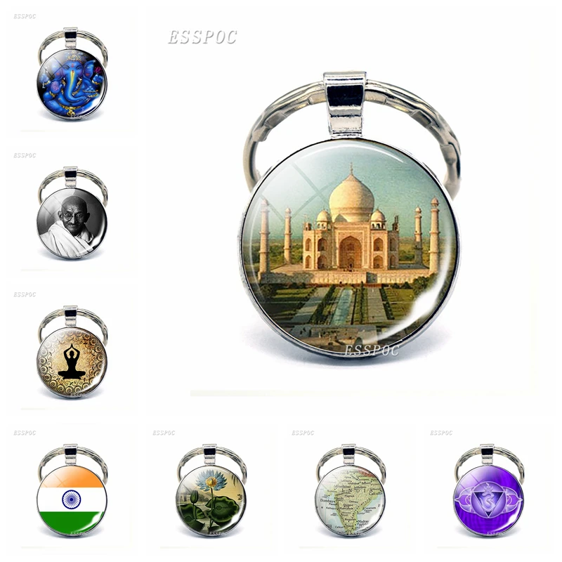 Taj Mahal Souvenir Designer india Fashion Keyring Keychain