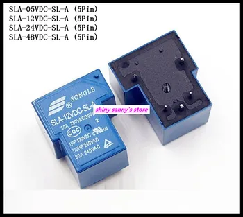 

2pcs/Lot SONGLE Power Relay SLA-05VDC-SL-A,SLA-12VDC-SL-A,SLA-24VDC-SL-A,SLA-48VDC-SL-A 5V 12V 24V 48V 30A 5Pin T90 Brand New