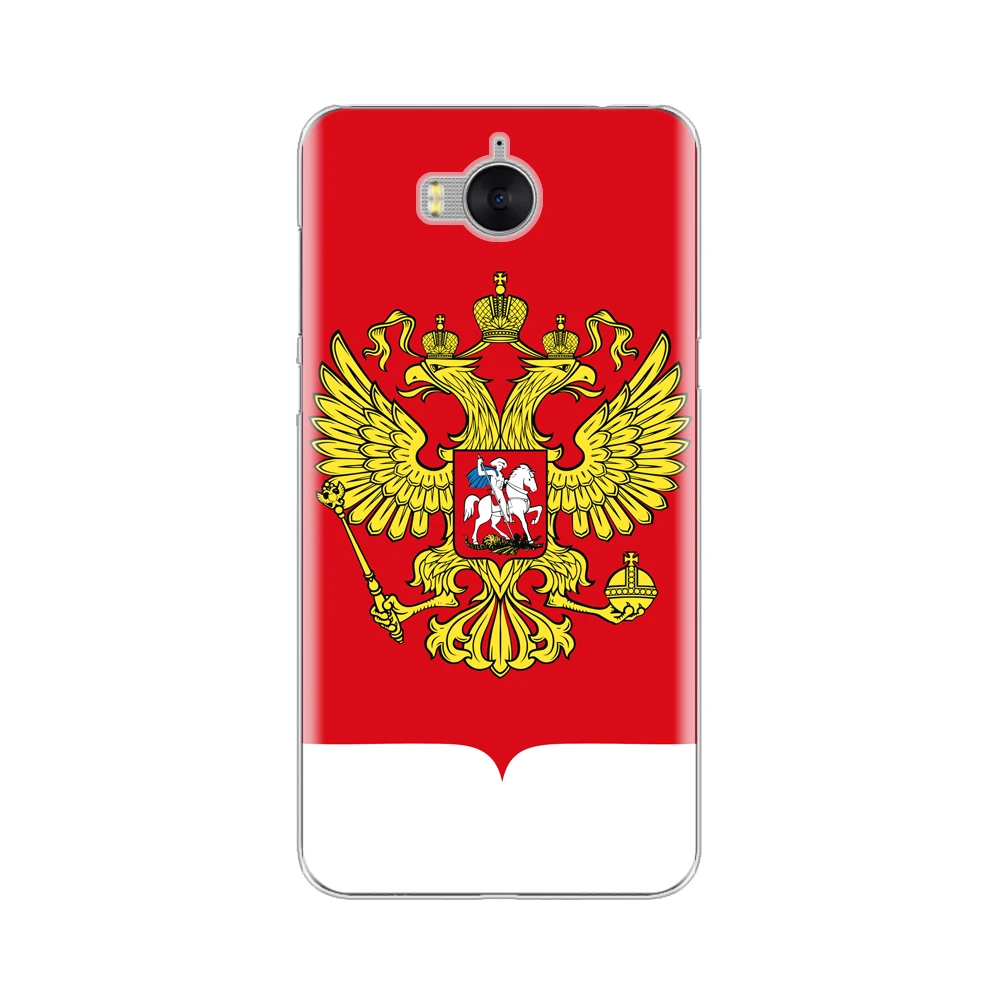 HAMEINUO чехол с флагом Российской Федерации медведем орлом для huawei honor 3C 4A 4X 4C 5X 6 7 8 Y3