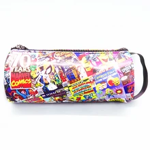 Marvel 70 юбилейный кошелек Капитан Америка 3 Железный человек флэш-кошелек-мешочек для монет сумка с застежкой-молнией пенал для карандаша, ручки