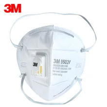 3 м 9502V респиратор 3M пыль, защита от запотевания Haze-доказательство, пыльца-доказательство респиратор с дыхательным клапаном