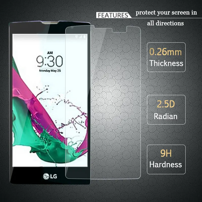 

RONICAN FOR LG MAGNA Tempered Glass 0.26mm 2.5D 9H Screen Protector Protective Film For LG G4C Magna C90 H520N/ LG G4 Mini 5.0