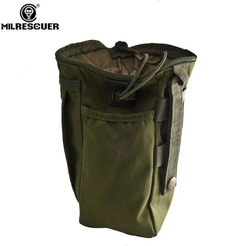 

MILRESCUER Tactical Magazine Recovery Dump Pouch Gear Compact Military Airsoft Molle Tactical Magazine Drop Hunting Pouches