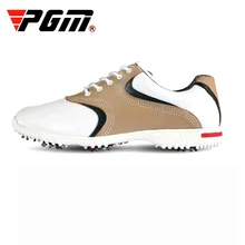 PGM Мужская обувь для гольфа мужская обувь с шипами из воловьей кожи, летние водонепроницаемые противоскользящие кроссовки, большие размеры