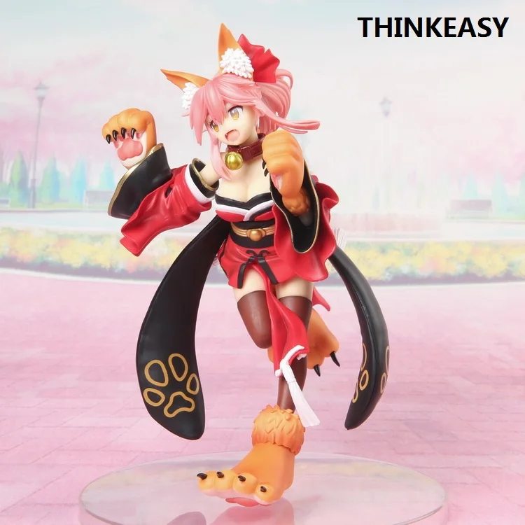 

Fate 20cm Anime Grand Tamamo No Mae Cat-pad Order Action Figure FGO Ver Model PVC Decoration Sexy Kids Popular Collectible Doll