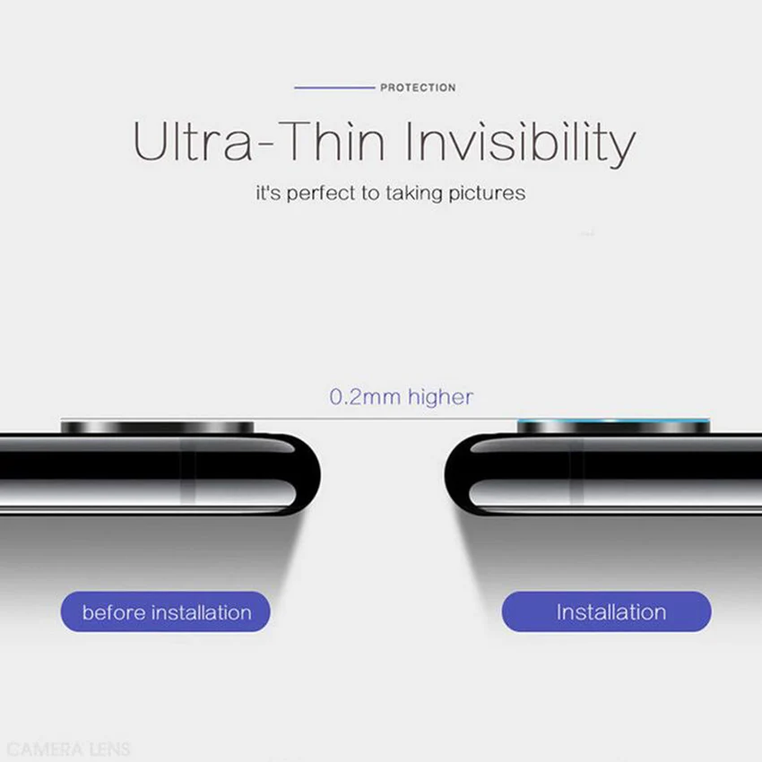 For iPhone Xs Xs Max 2018 Camera Len Protector Tempered Glass Back Lens Film For Apple iPhone XR Phone Accessories