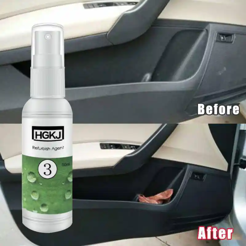 Hgkj Ceramics Car Coating Leather Cleaner Car Interior Cleaner Polish Car Scratch Repair Fluid Polishing Wax Leather Care Remove