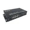 Wanglink Gigabit 8 port 48 V interruptor de POE, 1000 mbps, interruptor de ethernet, 8 Port POE + 2 puerto de enlace ascendente SFP conmutador de red 1 ps ► Foto 3/6