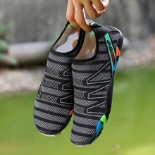 Летняя водонепроницаемая обувь для мужчин; пляжная нескользящая обувь для подводного плавания; быстросохнущие домашние тапочки для мужчин; носки для купания; Tenis Masculino