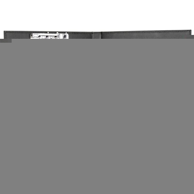 

A4 File Folder Loose-Leaf Organizer Clipboard Metal Spring Action Clamp Binder Business Office Conference Documents Refillable