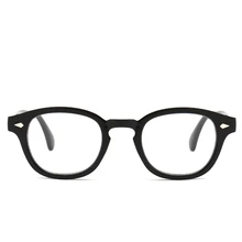 Модные ультралегкие очки для чтения с полной оправой, анти-голубые легкие очки для рецепта, винтажные прозрачные линзы из смолы JN T18200