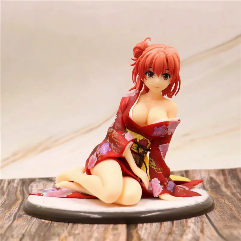 1/6 масштаб сексуальные аниме фигурки девушка YUIGAHAMA YUI кимоно Ver. Жесткая грудь