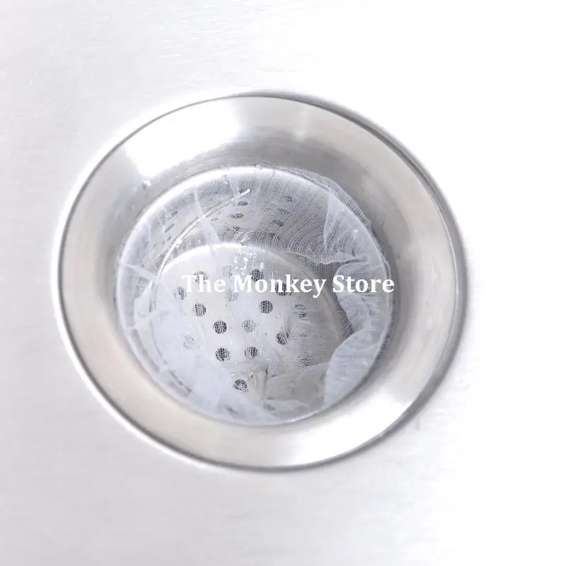 

30Pc Garbage Bag Kitchen Hair Drain Stop Sink Water Bags Net Vegetable Bathroom Trash Strainer Filter Drainer Work Plastic F0445