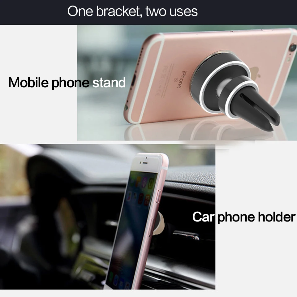 Подходит для Iphone, huawei, samsung, Xiaomi, универсальный автомобильный держатель для мобильного телефона, магнитный монтажный Автомобильный кронштейн для телефона