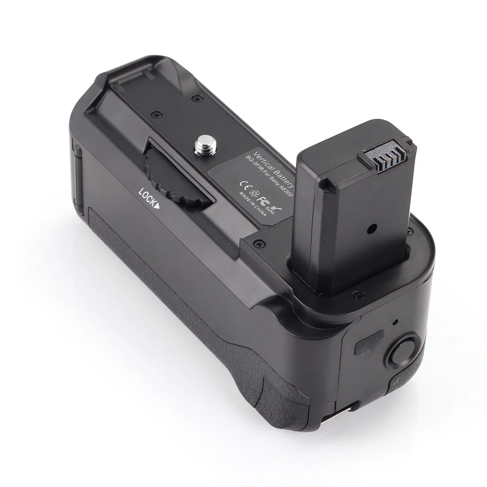 Pro Вертикальная Батарейная ручка+ Беспроводной удаленного Управление для sony A6300 Камера BG-3FIR