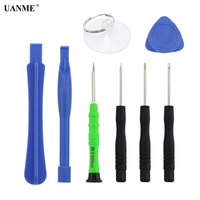 

UANME 8 in1Opening Pry Set Kits Disassemble Tools For iPhone X 8 7 6 For Samsung Screwdriver Mobile Phone Repair Tools Kit