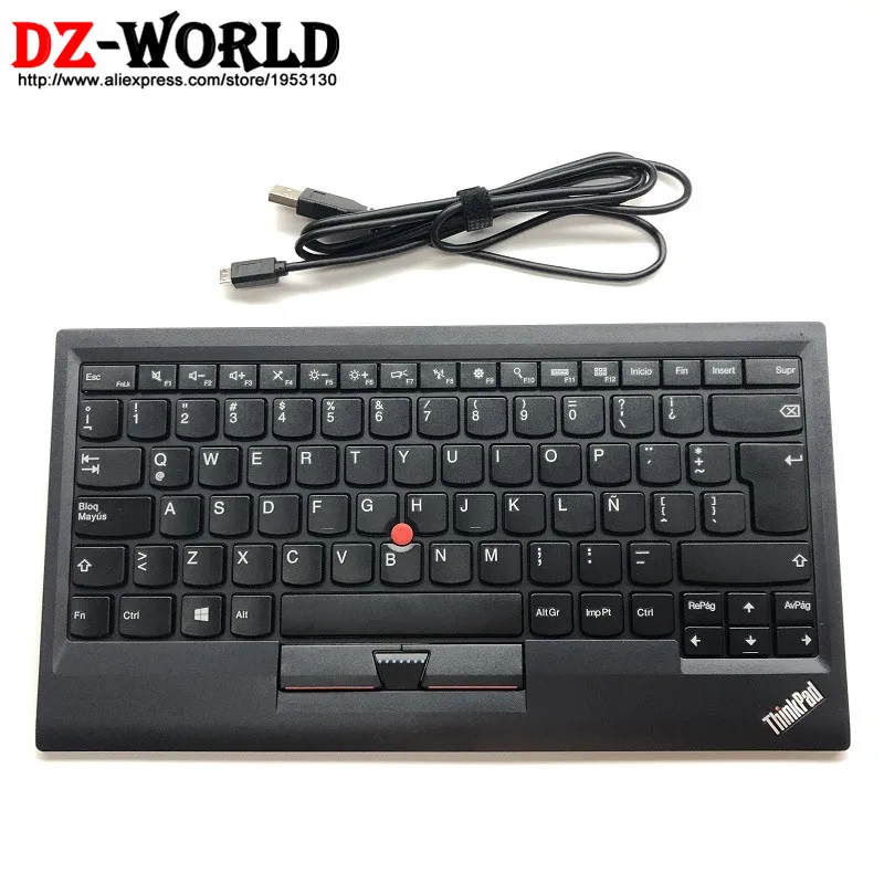 

New Original for Lenovo Thinkpad Latin American Spanish USB Keyboard KU-1255 Compatible with All Laptop Computer Models 03X8735
