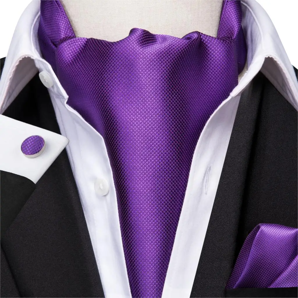 Hi-Tie Fashion Luxury Silk Men Scarf Paisley Floral Scarves Jacquard Weave Pocket Square Paisley Wedding Business Party Ascut