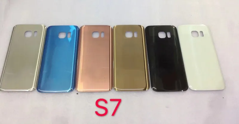 Стекло задняя запасной корпус для samsung Galaxy S7 G930F G930A батарея чехол Замена для samsung S7 edge G935F