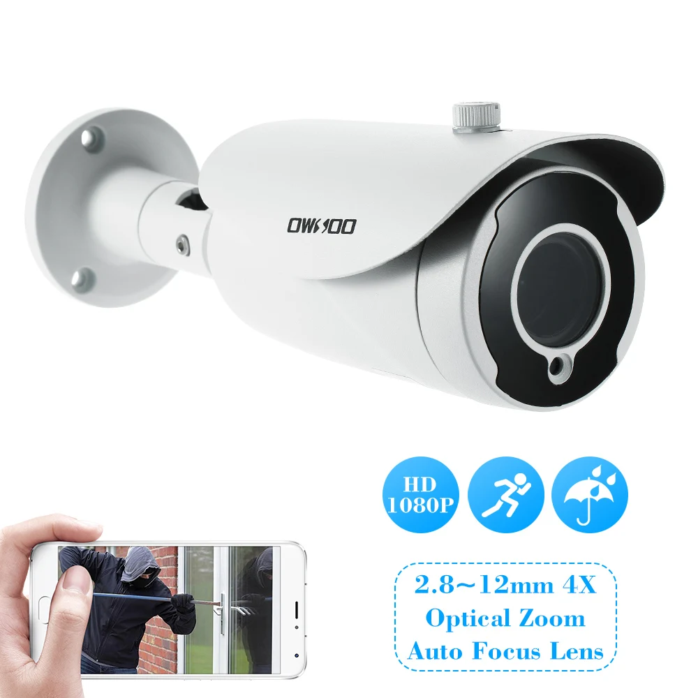 Камера видеонаблюдения OWSOO AHD 1080P 2 8 12 мм автофокус ночное видение|camera 1080p|camera