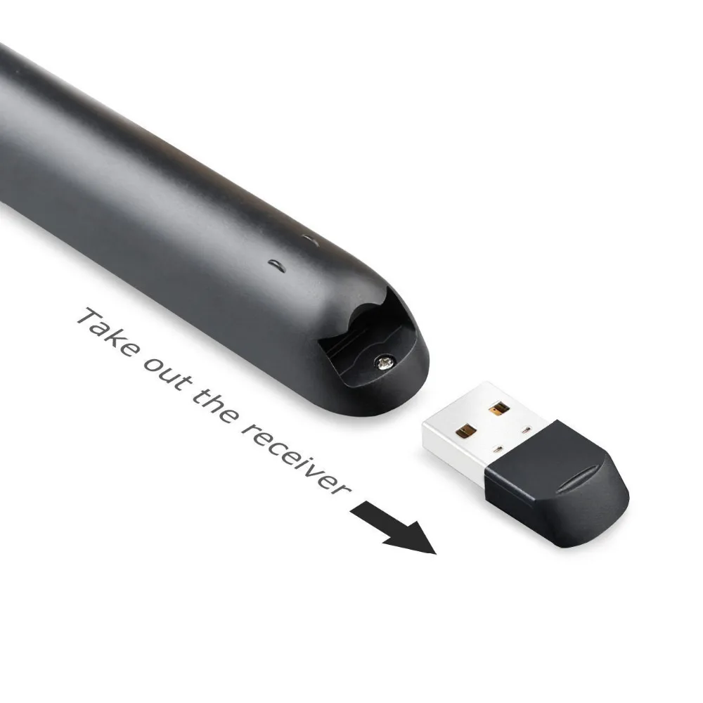 Лазерная ручка Zoweetek ZWP02 оригинальная Беспроводная мини 2 4G с инфракрасным пультом