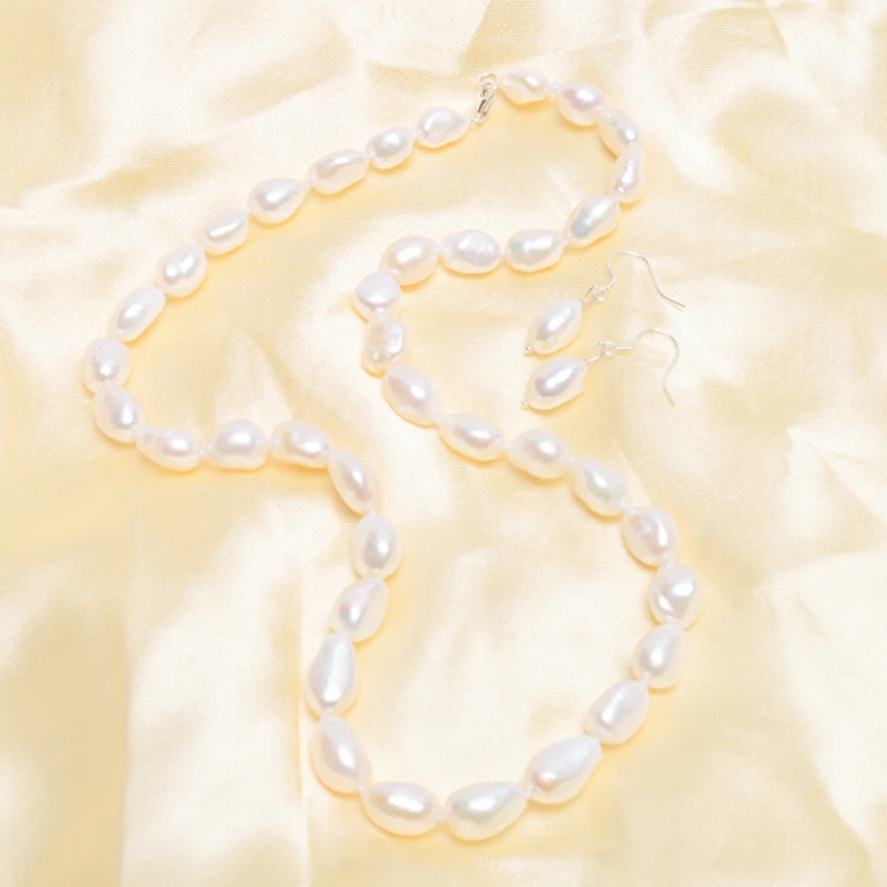 ASHIQI-Baroque-Natural-pearl-Jewelry-Sets-Real-Freshwater-pearl-Necklace-Solid-925-Sterling-Silver-Earrings-for