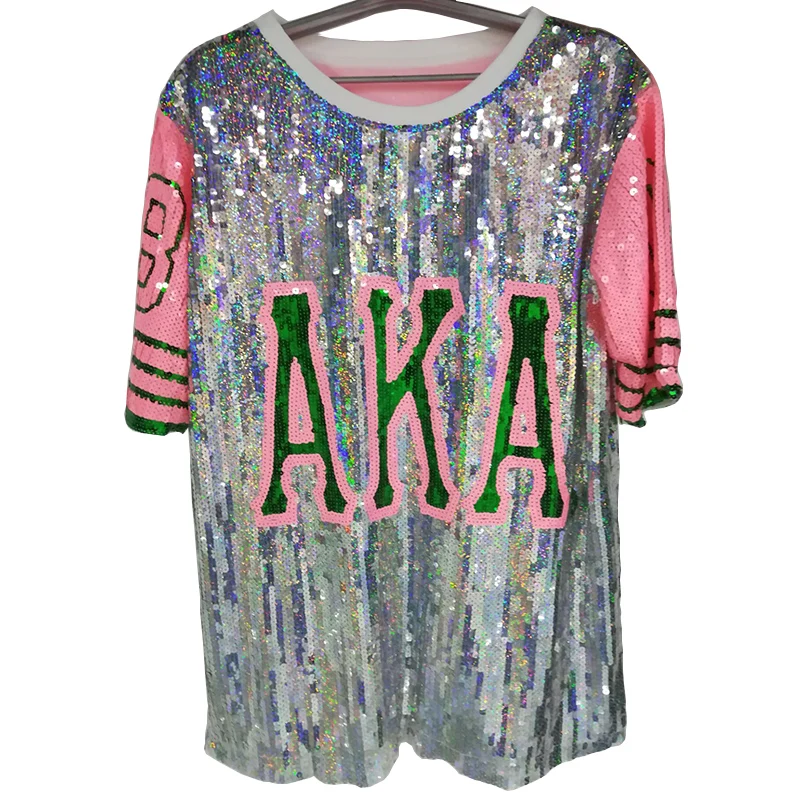 alpha kappa alpha sequin jersey
