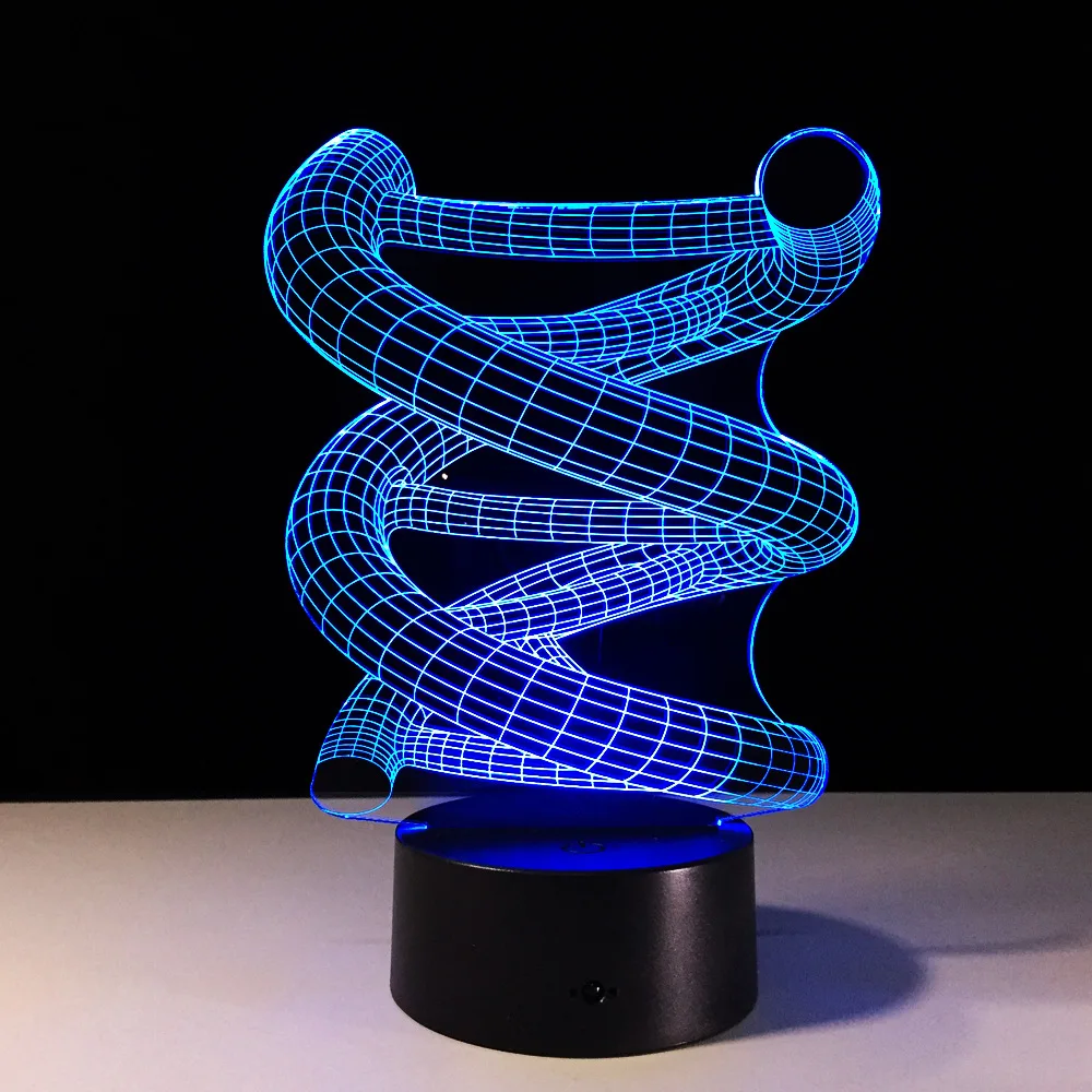 Luzes da Noite da lâmpada led night light Formato : Spiral