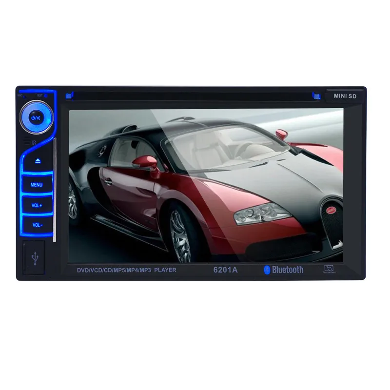 New Autoradio Car Auto Radio 12V Bluetooth Stereo In-dash 2 Din FM Aux Input Receiver SD USB MP3 MMC WMA DVD Player Car Player - Цвет: Car radio