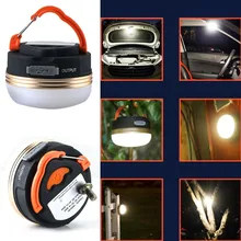 1800 mAh перезаряжаемый светодиодный фонарь для кемпинга Магнитный наружный usb-порт высокой твердости ABS материал