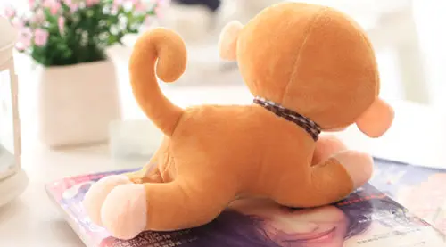 monkey plush pendant toy key chain gift animal soft 7