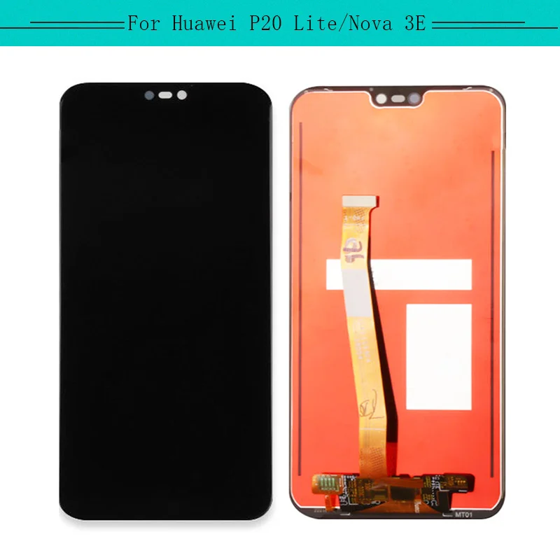 1pcs For Huawei P20 Lite Full LCD Display Nova 3E ANE L02 LCD Complete
