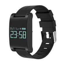 Гестия DM68 IP67 Сенсорный экран SmartWatch сердечного ритма Смарт Браслет Водонепроницаемый крови Давление монитор Шагомер для IOS Android