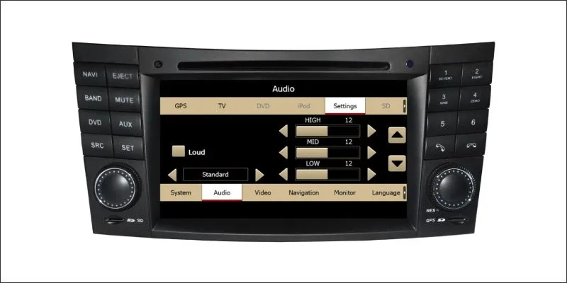 Perfect Liislee For Mercedes Benz CLS W219 2004~2008 Car Radio CD DVD Player GPS Navigation 1080P HD Screen System Original NAVI Design 3