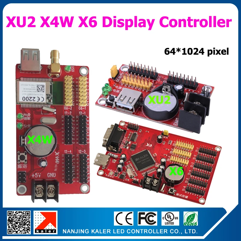 

A pcakage 40pcs led display control card 20pcs XU2 usb card 10pcs WIFI controller X4W and 10pcs X6 serial and usb controller