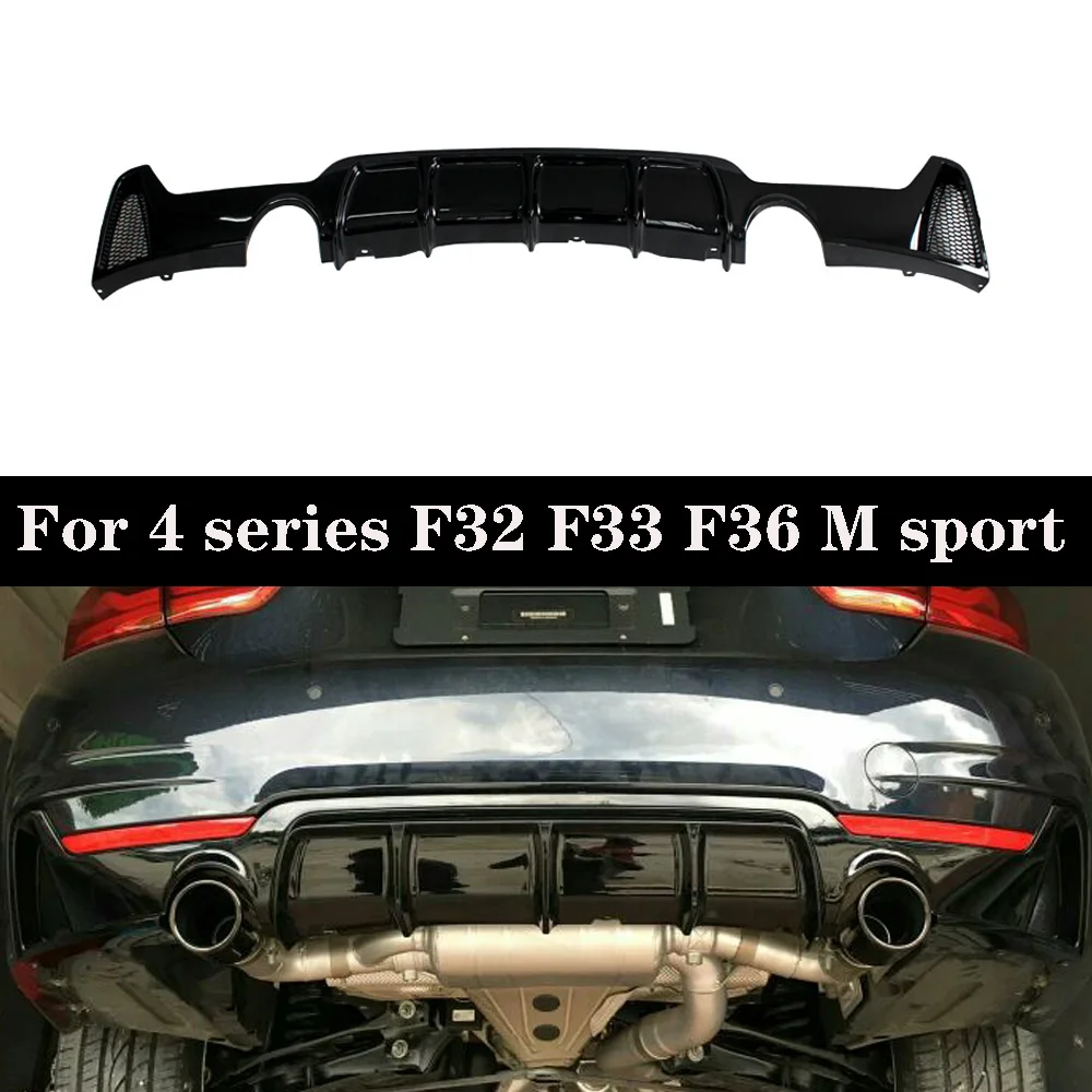 4 серии автомобильный бампер для губ Диффузор BMW F32 F33 F36 M Sport Only 14-17 435i 420i 2 Outlet PP